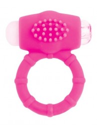 Розовое эрекционное виброкольцо A-toys - A-toys - в Копейске купить с доставкой