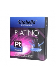 Стимулирующая насадка с усиками и шипиками Platino  Ураган - Sitabella - купить с доставкой в Копейске