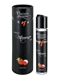 Массажное масло с ароматом личи Huile de Massage Gourmande Litchi - 59 мл. - Plaisir Secret - купить с доставкой в Копейске