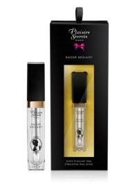 Стимулирующий блеск для губ Baiser Brulant Gloss Plaisirs Secrets - 7 мл. - Plaisir Secret - купить с доставкой в Копейске