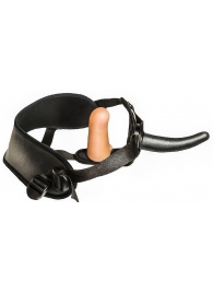 Женский страпон с вагинальной пробкой Woman Strap - 12 см. - LOVETOY (А-Полимер) - купить с доставкой в Копейске