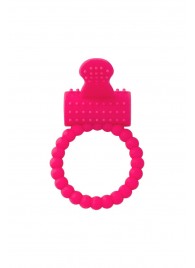 Розовое силиконовое виброкольцо A-toys - A-toys - в Копейске купить с доставкой