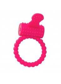 Розовое силиконовое виброкольцо A-toys - A-toys - в Копейске купить с доставкой