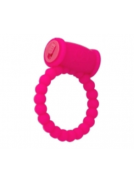 Розовое виброкольцо на пенис A-toys из силикона - A-toys - в Копейске купить с доставкой