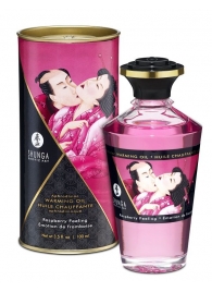 Массажное интимное масло с ароматом малины - 100 мл. - Shunga - купить с доставкой в Копейске
