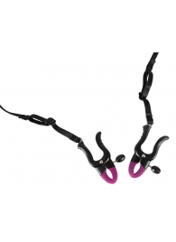 Трусики с зажимами для половых губ и бусинками для массажа промежности - Orion - купить с доставкой в Копейске