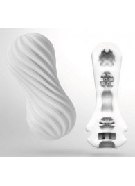 Мастурбатор FLEX Silky White с мягким рельефом - Tenga - в Копейске купить с доставкой