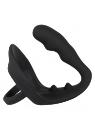 Эрекционное кольцо с подхватом мошонки и анальным отростком для воздействия на простату - Orion - в Копейске купить с доставкой