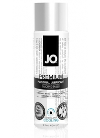 Охлаждающий лубрикант на силиконовой основе JO Personal Premium Lubricant Cooling - 60 мл. - System JO - купить с доставкой в Копейске