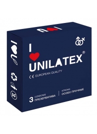 Ультрапрочные презервативы Unilatex Extra Strong - 3 шт. - Unilatex - купить с доставкой в Копейске