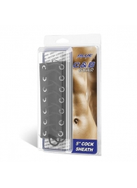 Сбруя на член на шнуровке 5  Cock Sheath - BlueLine - купить с доставкой в Копейске