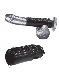 Сбруя на член на шнуровке 5  Cock Sheath - BlueLine - купить с доставкой в Копейске