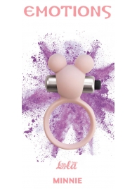 Розовое эрекционное виброколечко Emotions Minnie Light pink - Lola Games - в Копейске купить с доставкой