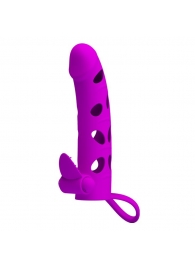 Насадка с закрытой головкой и виброэлементом для клиторального массажа - Baile - в Копейске купить с доставкой