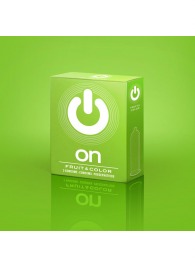 Цветные ароматизированные презервативы ON) Fruit   Color - 3 шт. - ON) - купить с доставкой в Копейске