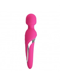 Розовый вибромассажер Antony Heating с функцией нагрева - Baile