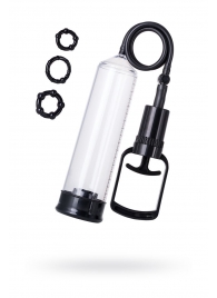 Вакуумная помпа A-toys с уплотнителем и эрекционными кольцами - A-toys - в Копейске купить с доставкой