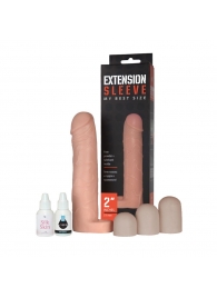 Насадка-удлинитель Extension sleeve с подхватом мошонки - 19 см. - Sitabella - в Копейске купить с доставкой
