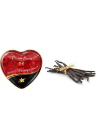 Массажная свеча с ароматом ванили Bougie Massage Candle - 35 мл. - Plaisir Secret - купить с доставкой в Копейске