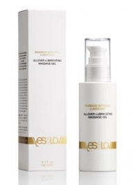 Массажный гель-смазка на силиконовой основе Allover Massage Gel - 100 мл. - YESforLOV - купить с доставкой в Копейске