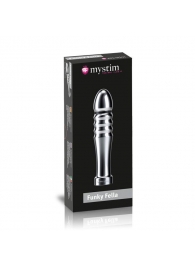 Ребристый фаллоимитатор для электростимуляции Funky Fella Rill Dildo - 13 см. - MyStim - купить с доставкой в Копейске