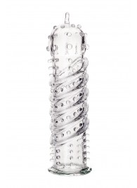 Прозрачная насадка на пенис TOYFA A-Toys - 15,5 см. - A-toys - в Копейске купить с доставкой