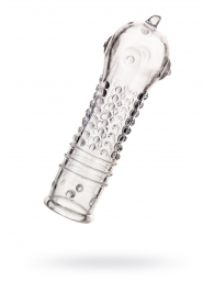 Прозрачная закрытая насадка на пенис TOYFA A-Toys - 14,7 см. - A-toys - в Копейске купить с доставкой