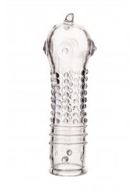 Прозрачная закрытая насадка на пенис TOYFA A-Toys - 14,7 см. - A-toys - в Копейске купить с доставкой