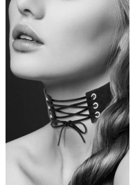 Оригинальный ошейник-чокер со шнуровкой - Bijoux Pour Toi - купить с доставкой в Копейске