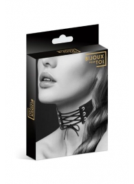 Оригинальный ошейник-чокер со шнуровкой - Bijoux Pour Toi - купить с доставкой в Копейске