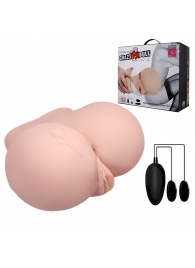 Вагина и анус с вибрацией CrazyBull Vagina and Ass - Baile - в Копейске купить с доставкой