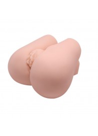 Реалистичный мастурбатор с вибрацией и двумя тоннелями - вагиной и анусом - Baile - в Копейске купить с доставкой