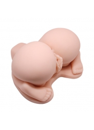 Реалистичная попка с 2 любовными тоннелями и вибрацией - Baile - в Копейске купить с доставкой
