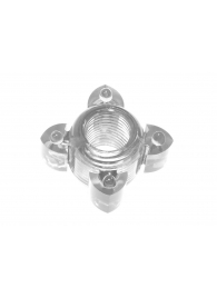 Прозрачное эрекционное кольцо Rings Screw - Lola Games - в Копейске купить с доставкой