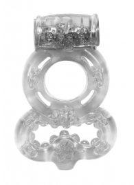 Прозрачное эрекционное кольцо Rings Treadle с подхватом - Lola Games - в Копейске купить с доставкой