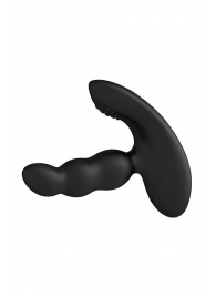 Черный силиконовый стимулятор простаты Levett Nitoc с пультом ДУ - Levett - в Копейске купить с доставкой