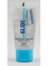 Интимная смазка на водной основе Glide - 30 мл. - HOT - купить с доставкой в Копейске