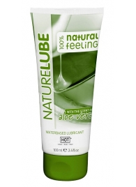 Лубрикант на водной основе NatureLube с алоэ вера - 100 мл. - HOT - купить с доставкой в Копейске