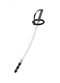 Силиконовый уретральный плаг со сменными фиксирующими кольцами Metal - ToyFa - купить с доставкой в Копейске