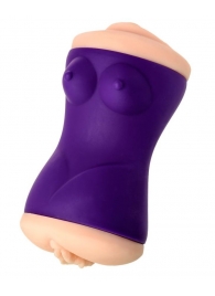 Двухсторонний мастурбатор JOS YARA в фиолетовой колбе - JOS - в Копейске купить с доставкой