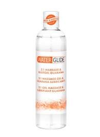 Гель-смазка 2-в-1 MASSAGE   LUBRICANT GUARANA - 300 мл. - Waterglide - купить с доставкой в Копейске