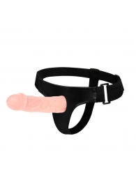 Телесный фаллоимитатор на трусиках Jessica Strap-On - 15,5 см. - Baile - купить с доставкой в Копейске