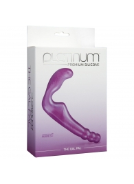 Безремневой фиолетовый страпон из силикона The Gal Pal - 17 см. - Doc Johnson - купить с доставкой в Копейске