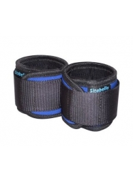 Сине-черные неопреновые наручники - Sitabella - купить с доставкой в Копейске