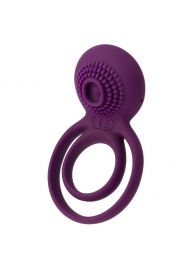 Фиолетовое эрекционное виброкольцо Tammy с подхватом мошонки - Svakom - в Копейске купить с доставкой
