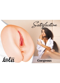 Мастурбатор с 2 тоннелями Satisfaction Gorgeous - Lola Games - в Копейске купить с доставкой