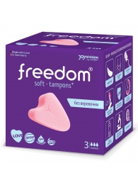 Женские гигиенические тампоны без веревочки FREEDOM normal - 3 шт. - Freedom - купить с доставкой в Копейске