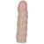 Рельефная насадка для трусиков Vac-U-Lock 6  Raging hard-On Dong - 14,7 см. - Doc Johnson - купить с доставкой в Копейске