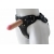 Черный пояс-трусики с двумя насадками Soft-Dolli - 16,5 и 10,5 см. - LOVETOY (А-Полимер) - купить с доставкой в Копейске