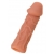 Телесная реалистичная насадка KOKOS Extreme Sleeve 05 с дополнительной стимуляцией - 12,7 см. - KOKOS - в Копейске купить с доставкой